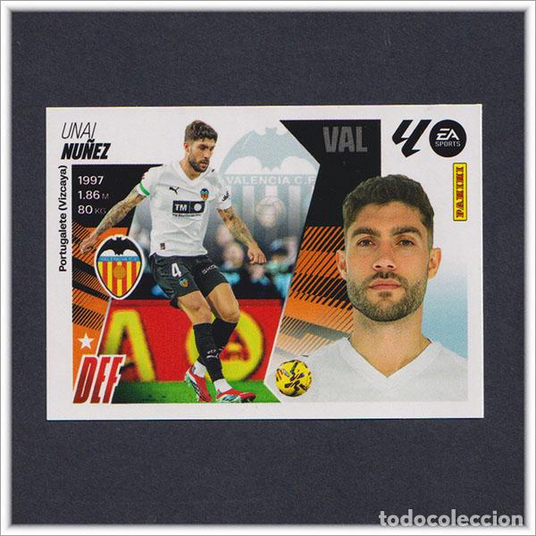 Cromos de F&uacute;tbol: LIGA ESTE 2025 2026 25 26 PANINI NU&Ntilde;EZ 34 FICHAJE VALENCIA MERCADO INVIERNO COLECCI&Oacute;N ALBUM