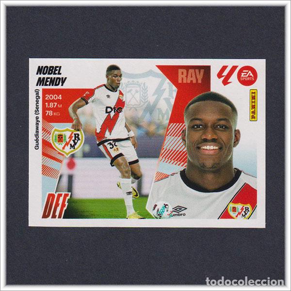 Cromos de F&uacute;tbol: LIGA ESTE 2025 2026 25 26 PANINI NOBEL MENDY 28 FICHAJE RAYO VALLECANO MERCADO INVIERNO COLECCI&Oacute;N