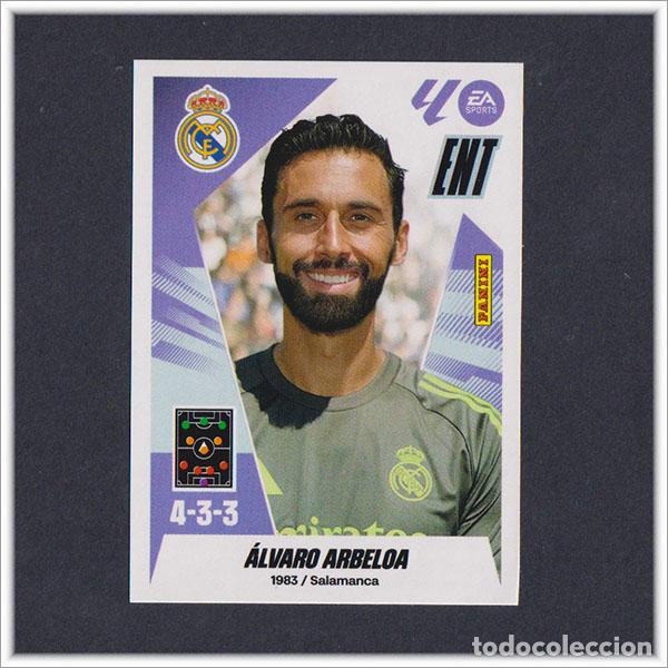 Cromos de F&uacute;tbol: LIGA ESTE 2025 2026 25 26 PANINI ARBELOA 40 FICHAJE REAL MADRID MERCADO INVIERNO COLECCI&Oacute;N ALBUM