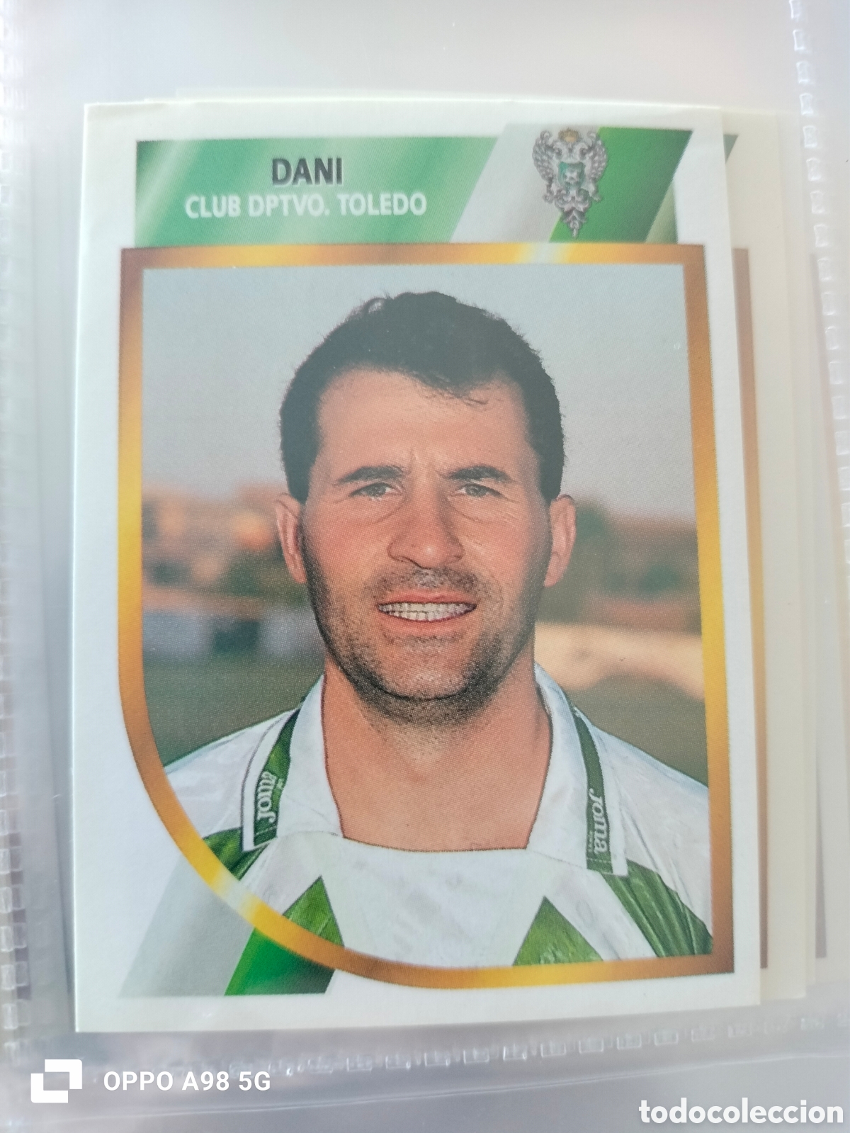 Cromos de F&uacute;tbol: Cromo Dani Toledo segunda divisi&oacute;n Ediciones Este liga temporada 94 95 1994 1995