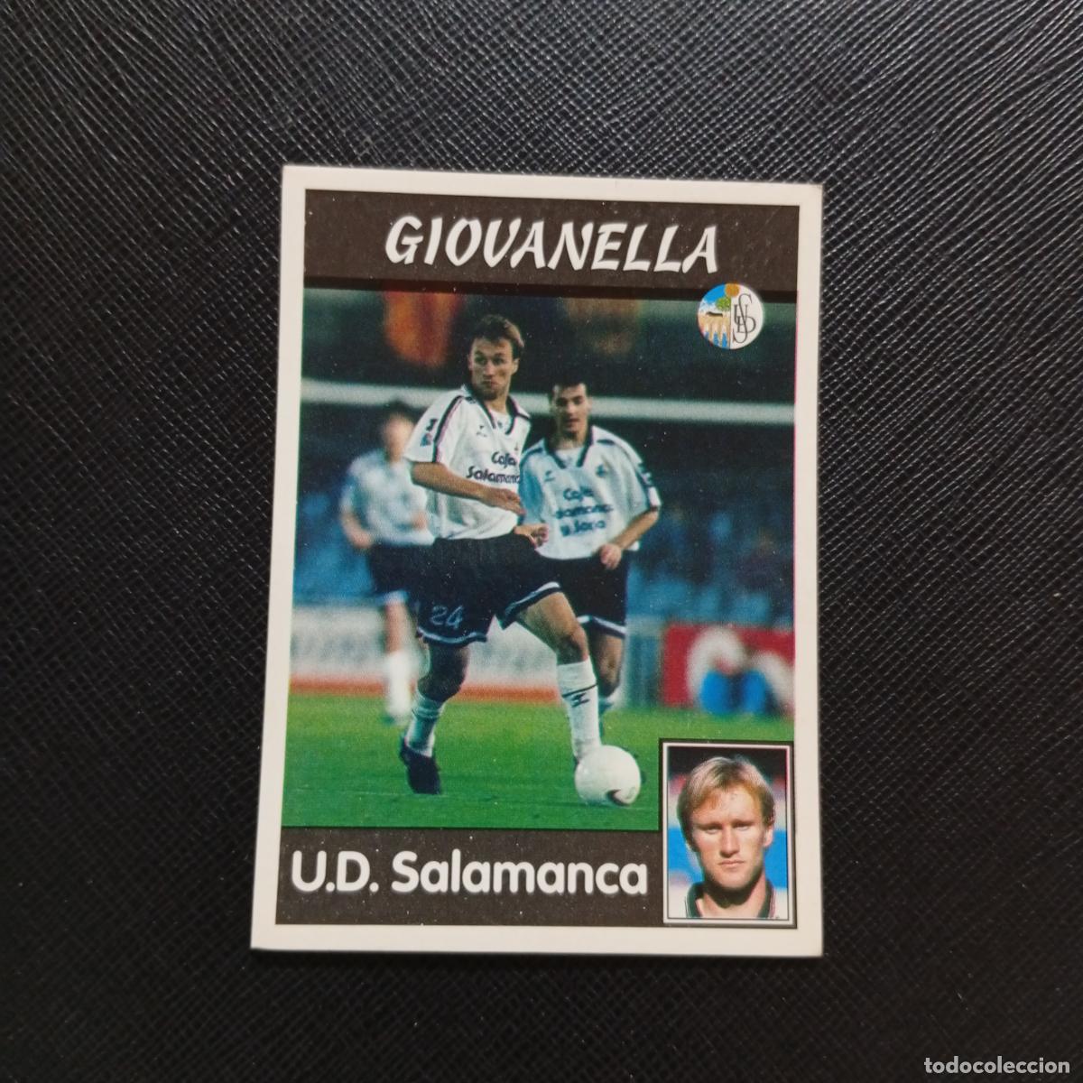 Cromos de F&uacute;tbol: 297 GIOVANELLA SALAMANCA PANINI 1997 1998 CROMO FUTBOL LIGA 97 98 - SIN PEGAR - A158 PG82