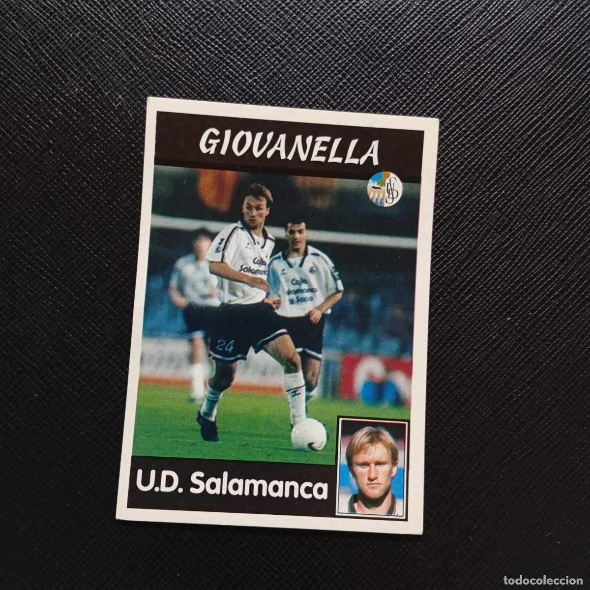 Cromos de F&uacute;tbol: 297 GIOVANELLA SALAMANCA PANINI 1997 1998 CROMO FUTBOL LIGA 97 98 - SIN PEGAR - A158 PG91