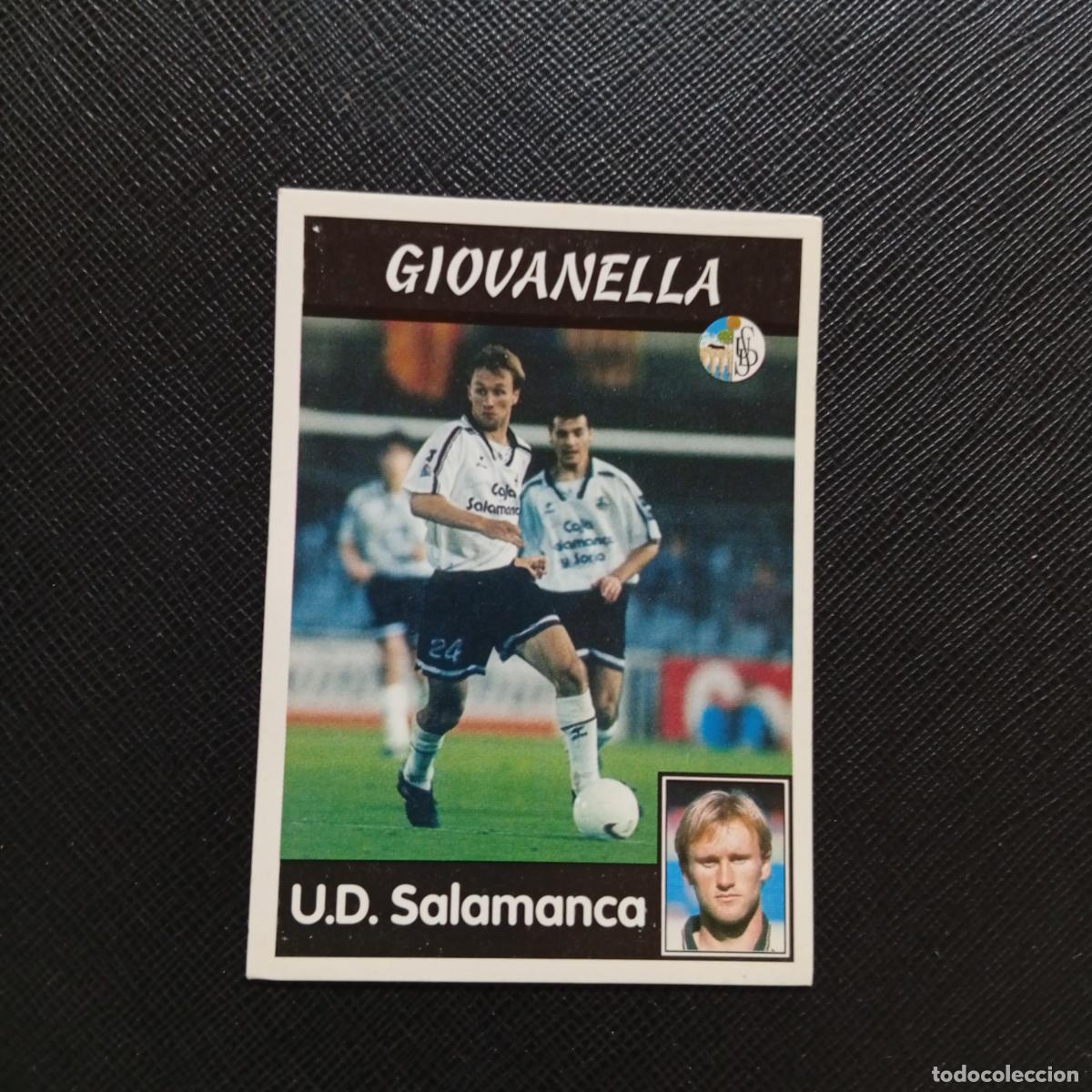 Cromos de F&uacute;tbol: 297 GIOVANELLA SALAMANCA PANINI 1997 1998 CROMO FUTBOL LIGA 97 98 - SIN PEGAR - A158 PG91 B