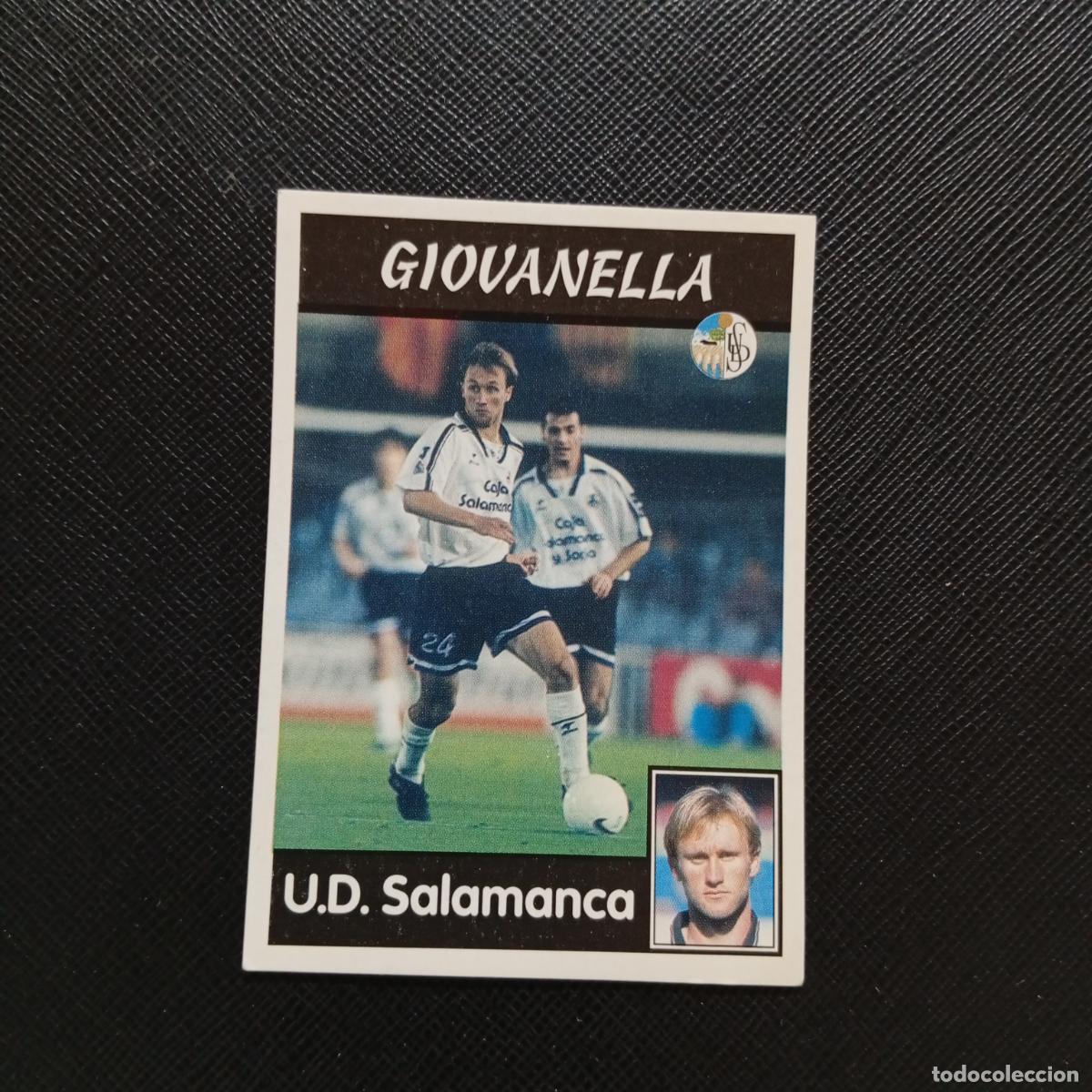 Cromos de F&uacute;tbol: 297 GIOVANELLA SALAMANCA PANINI 1997 1998 CROMO FUTBOL LIGA 97 98 - SIN PEGAR - A158 PG73