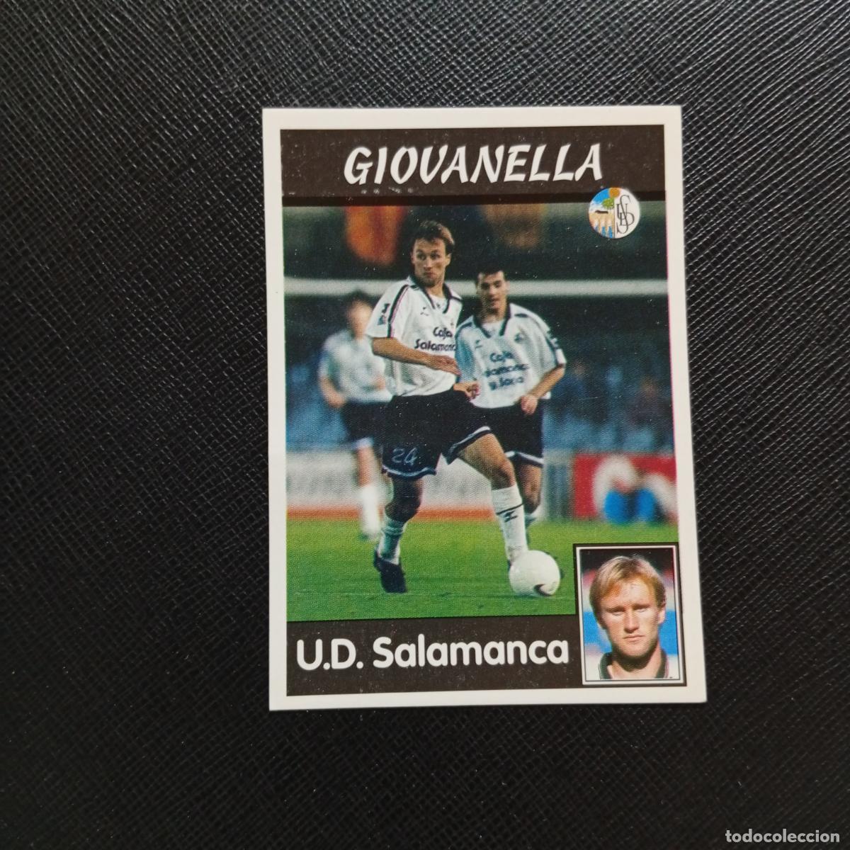 Cromos de F&uacute;tbol: 297 GIOVANELLA SALAMANCA PANINI 1997 1998 CROMO FUTBOL LIGA 97 98 - SIN PEGAR - A158 PG73 B