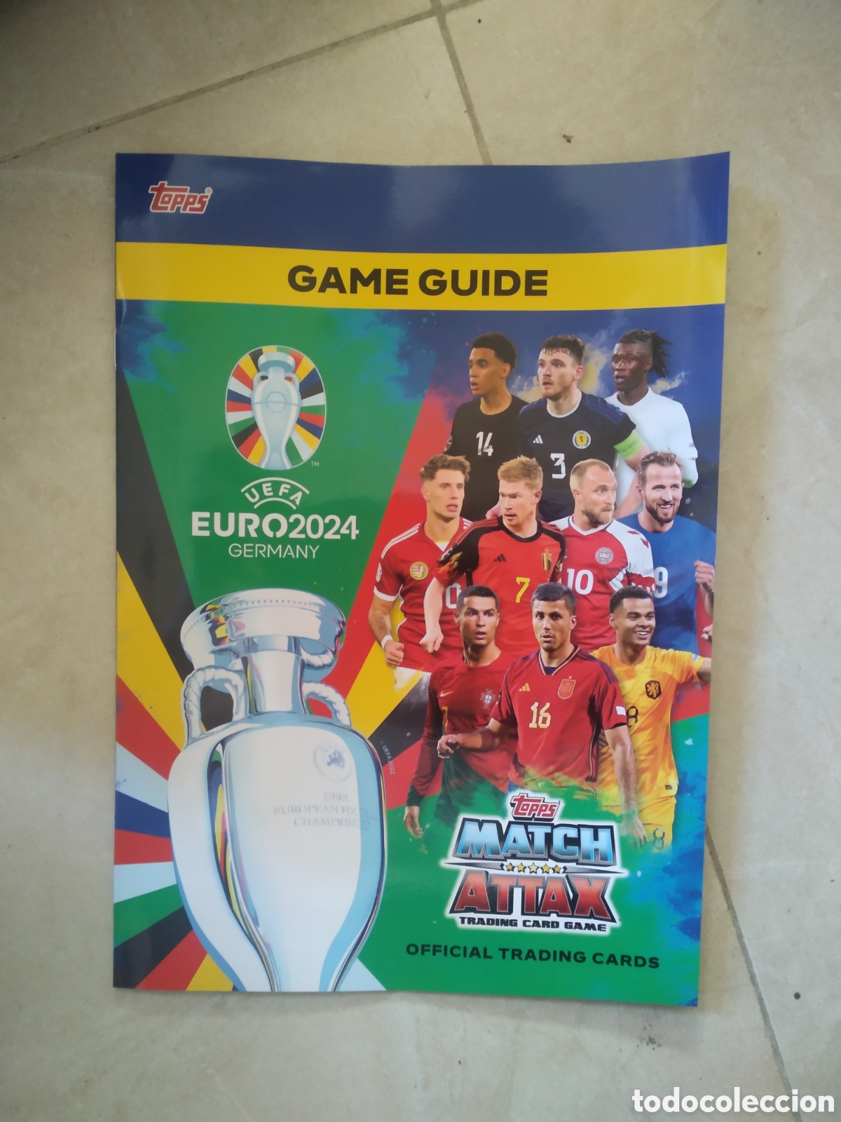 Cromos de Futebol: GAME GUIDE GUIA CROMO FUTBOL TOPPS EURO 2024 MATCH ATTAX CAMAVINGA RONALDO KANE RODRI ERIKSEN