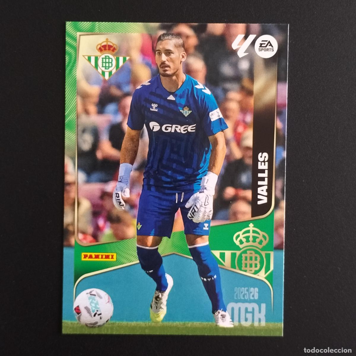 Cromos de F&uacute;tbol: MGK 92 VALLES BETIS CROMOS ALBUM MEGACRACKS LIGA FUTBOL 2025 2026 25 26