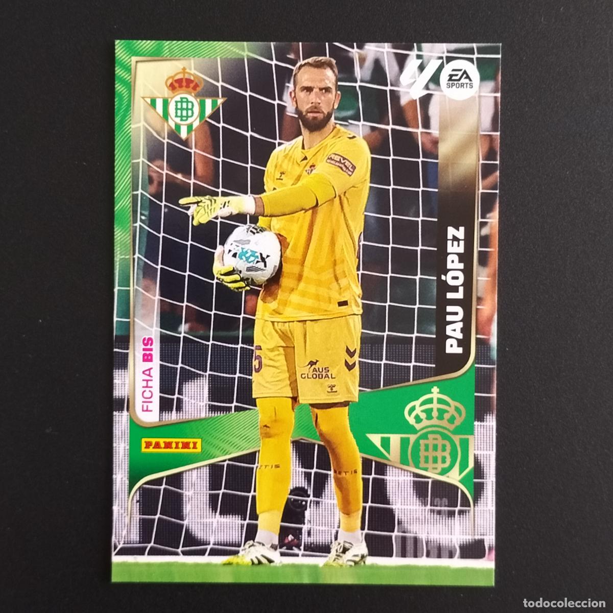 Cromos de F&uacute;tbol: MGK 93 PAU LOPEZ FICHA BIS BETIS CROMOS ALBUM MEGACRACKS LIGA FUTBOL 2025 2026 25 26