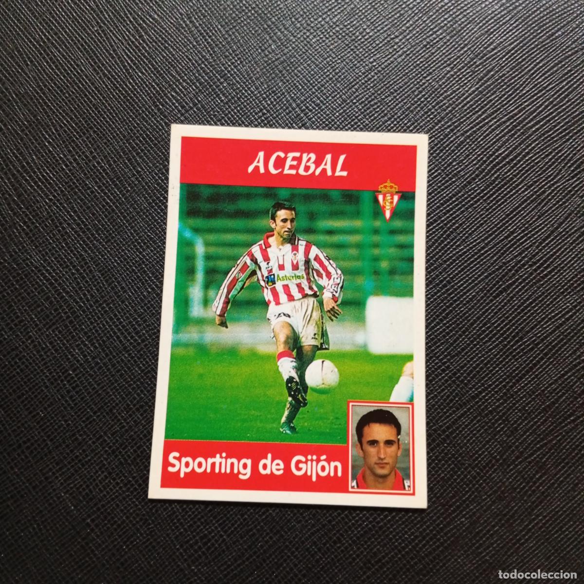 Figurine di Calcio: 229 ACEBAL SPORTING GIJON PANINI 1997 1998 CROMO FUTBOL 97 98 - SIN PEGAR - A158 PG190 B