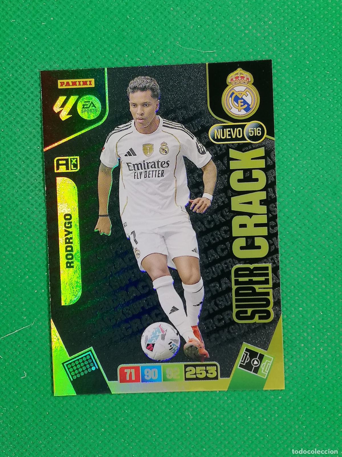 Figurine di Calcio: 516 RODRYGO REAL MADRID NUEVO SUPER CRACK SUPERCRACK ⚽ LIGA ADRENALYN XL 2025 2026 25 26 ⚽