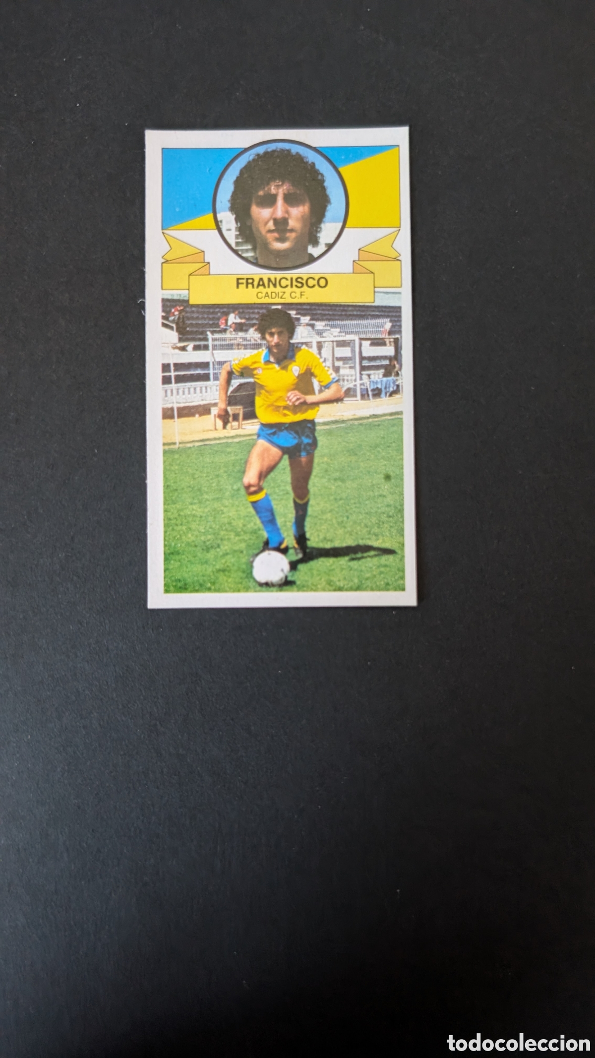Fu&szlig;ball-Sticker: FRANCISCO CADIZ COLOCA LIGA ESTE 1985/86 85 86 DESPEGADO