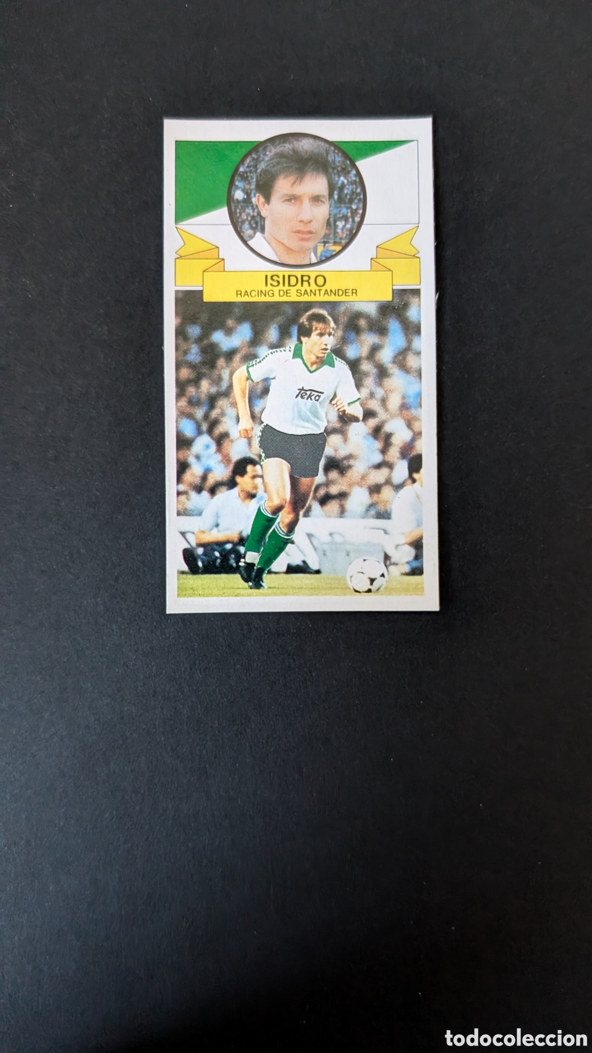 Figurine di Calcio: ISIDRO RACING SANTANDER COLOCA LIGA ESTE 1985/86 85 86 DESPEGADO