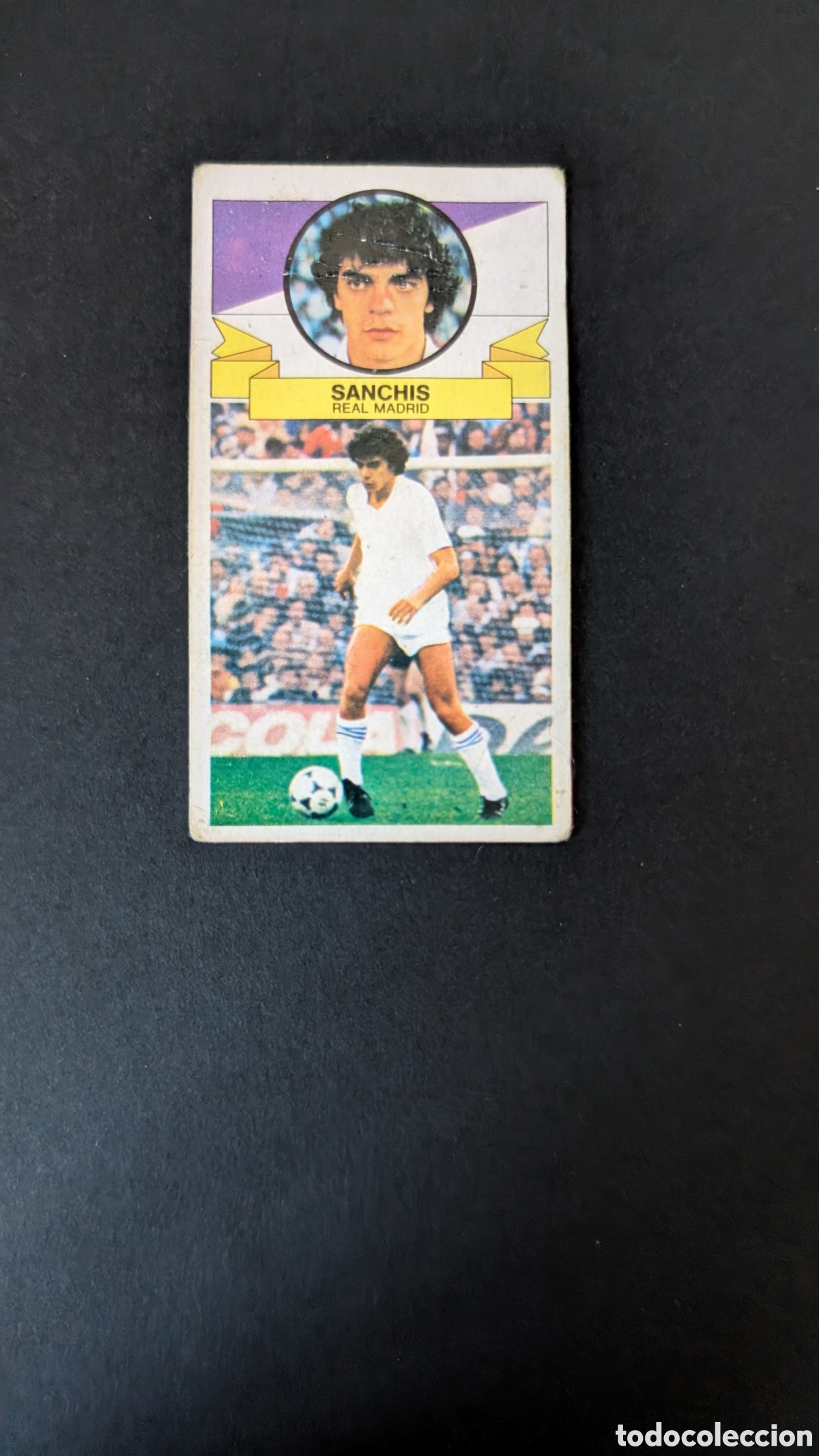 Figurine di Calcio: SANCHIS REAL MADRID VERSION SIN PUBLICIDAD LIGA ESTE 1985/86 85 86 DESPEGADO