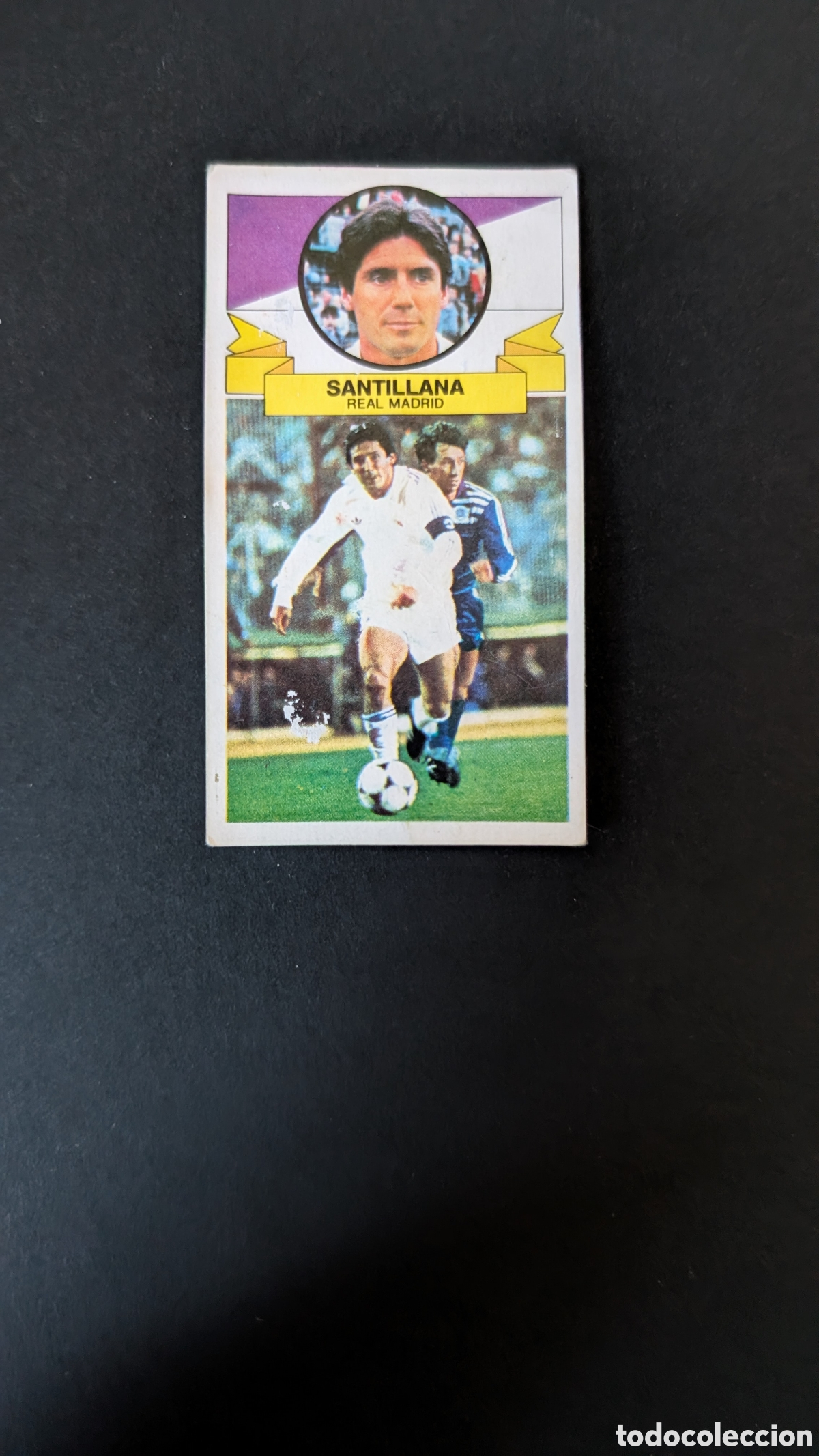 Figurine di Calcio: SANTILLANA REAL MADRID VERSION SIN PUBLICIDAD LIGA ESTE 1985/86 85 86 DESPEGADO