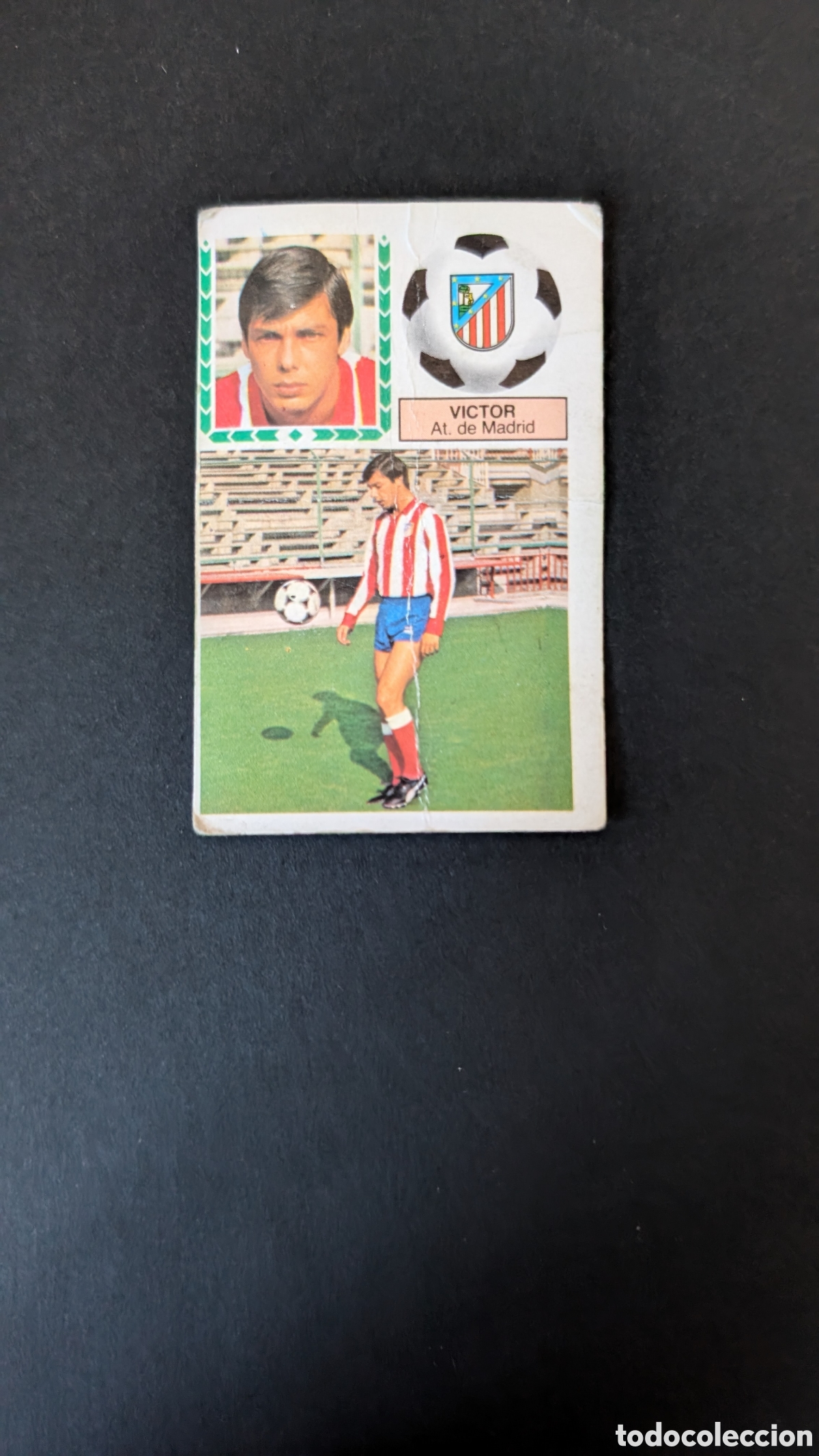 Figurine di Calcio: VICTOR ATLETICO MADRID FICHAJE 18 BIS LIGA ESTE 1983/84 83 84 DESPEGADO