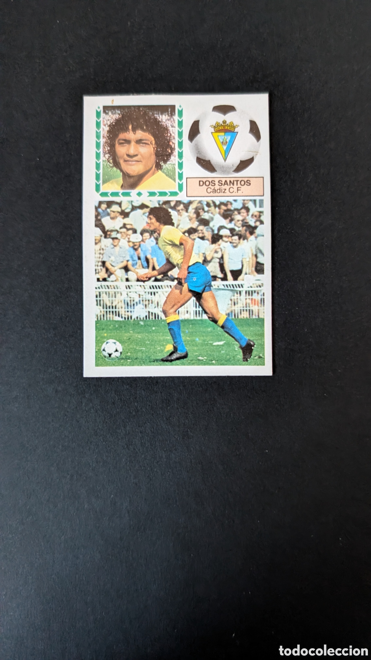 Figurine di Calcio: DOS SANTOS CADIZ VERSION LIGA ESTE 1983/84 83 84 DESPEGADO