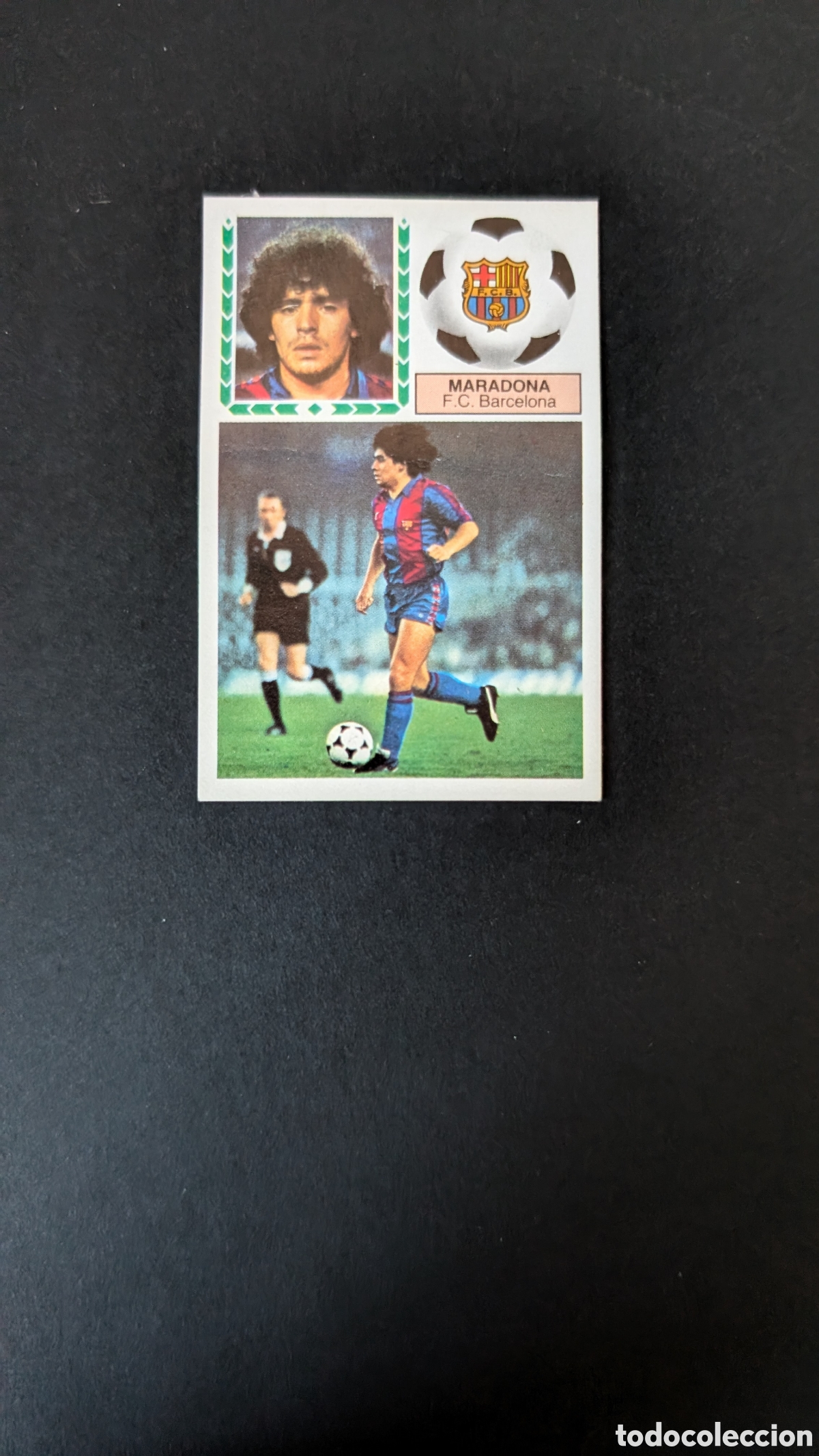 Figurine di Calcio: MARADONA BARCELONA LIGA ESTE 1983/84 83 84 DESPEGADO