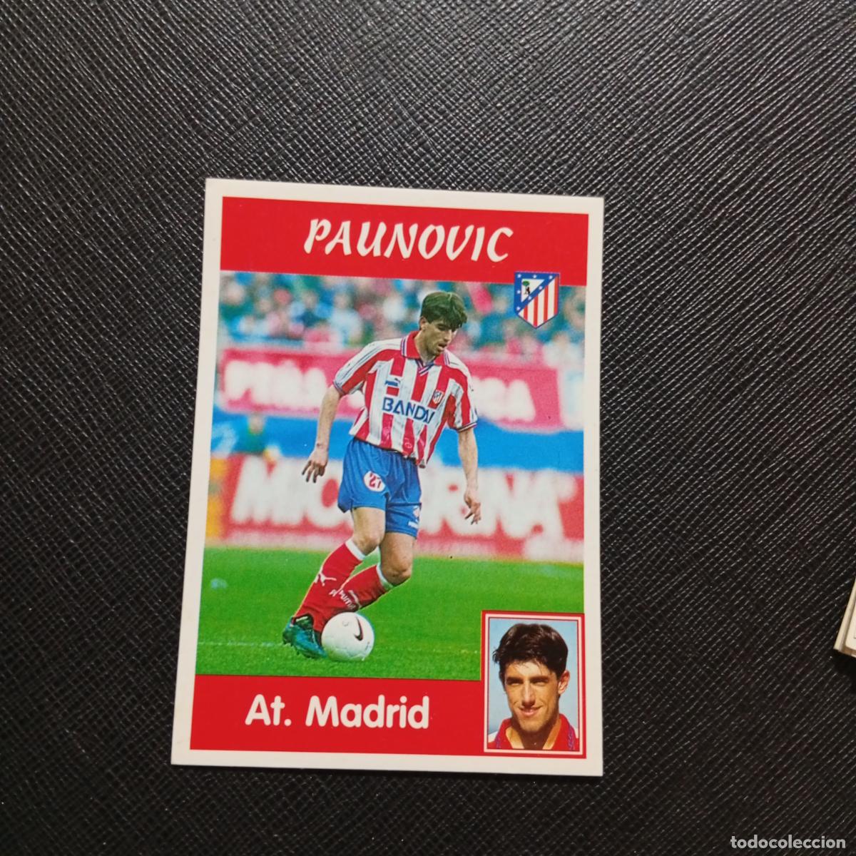 Cromos de F&uacute;tbol: 74 PAUNOVIC AT MADRID PANINI 1997 1998 CROMO FUTBOL 97 98 - SIN PEGAR - A158 PG253