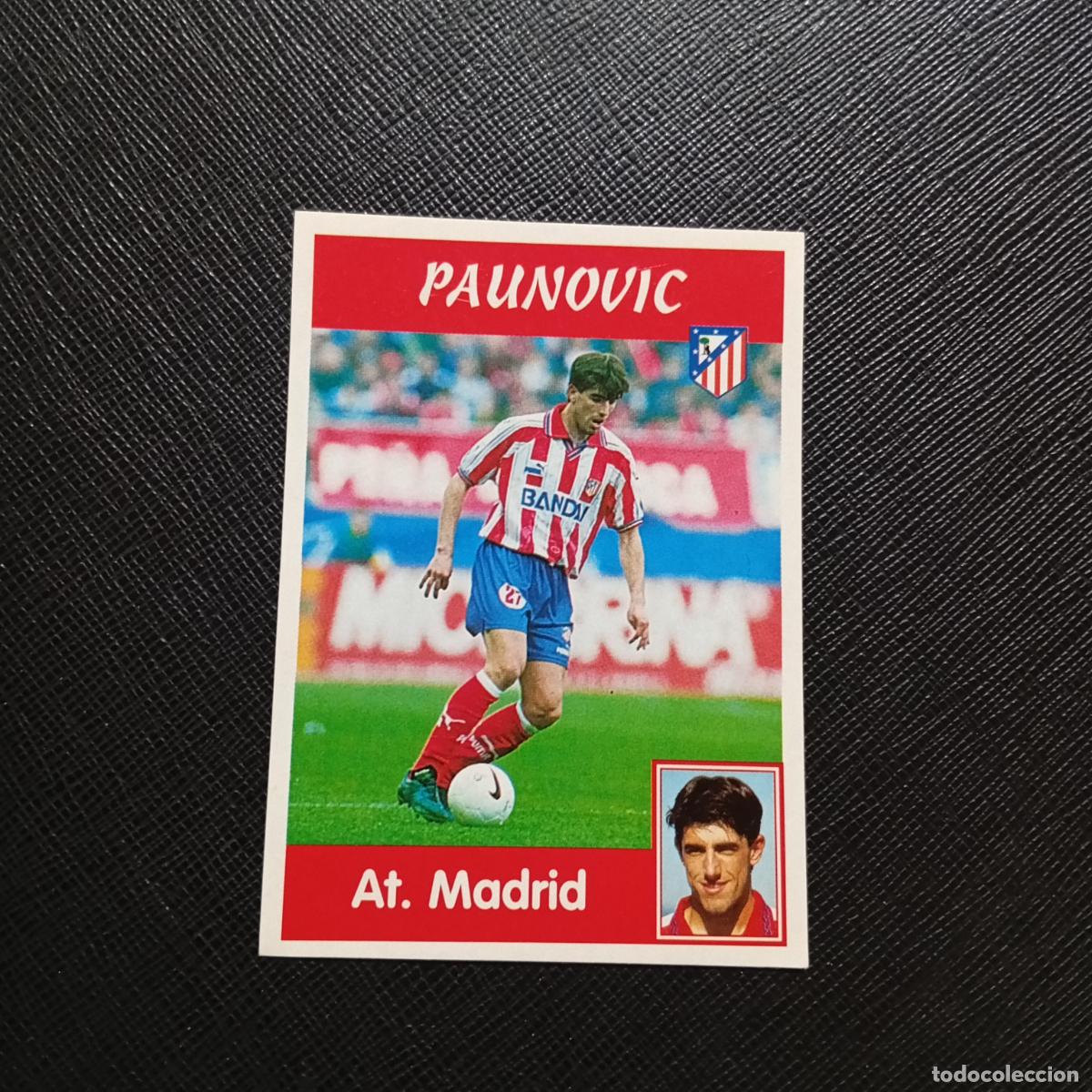 Cromos de F&uacute;tbol: 74 PAUNOVIC AT MADRID PANINI 1997 1998 CROMO FUTBOL 97 98 - SIN PEGAR - A158 PG253 B