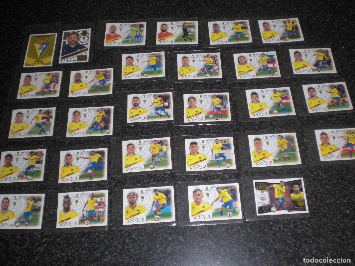 Cromos de F&uacute;tbol: LOTE 29 CROMOS C&Aacute;DIZ CF 2022/23 EDICIONES ESTE