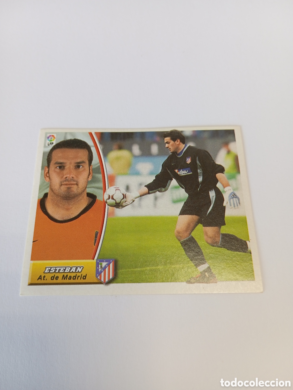 Cromos de F&uacute;tbol: ESTEBAN BAJA Atl&eacute;tico de Madrid LIGA ESTE 2003 2004 PANINI 03 04