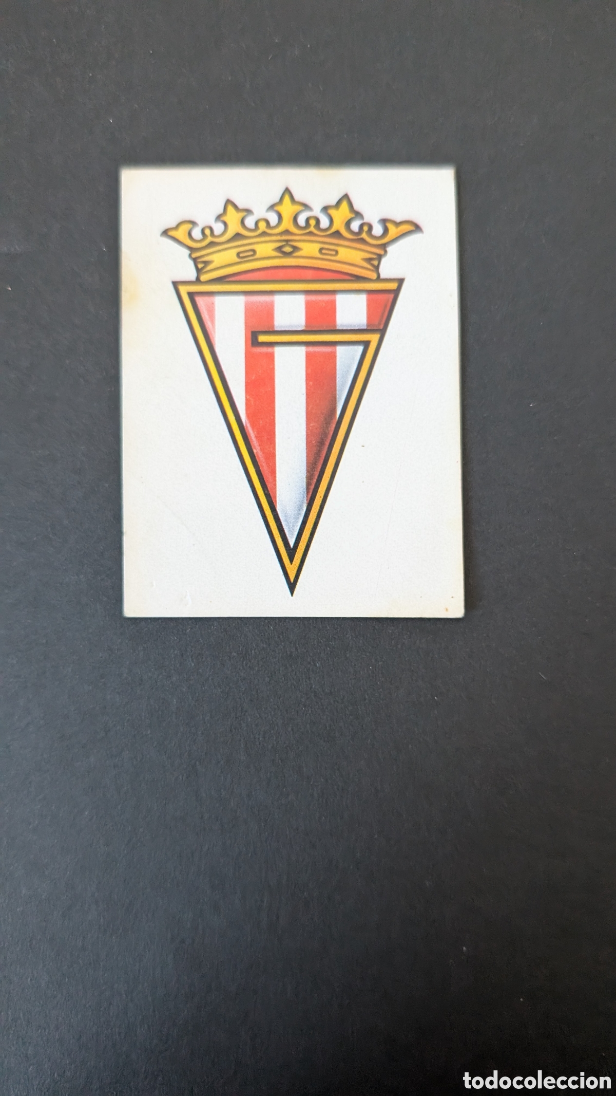 Cromos de F&uacute;tbol: SPORTING GIJON ESCUDO LIGA ESTE 1987/88 87 88 NUNCA PEGADO SIN PEGAR
