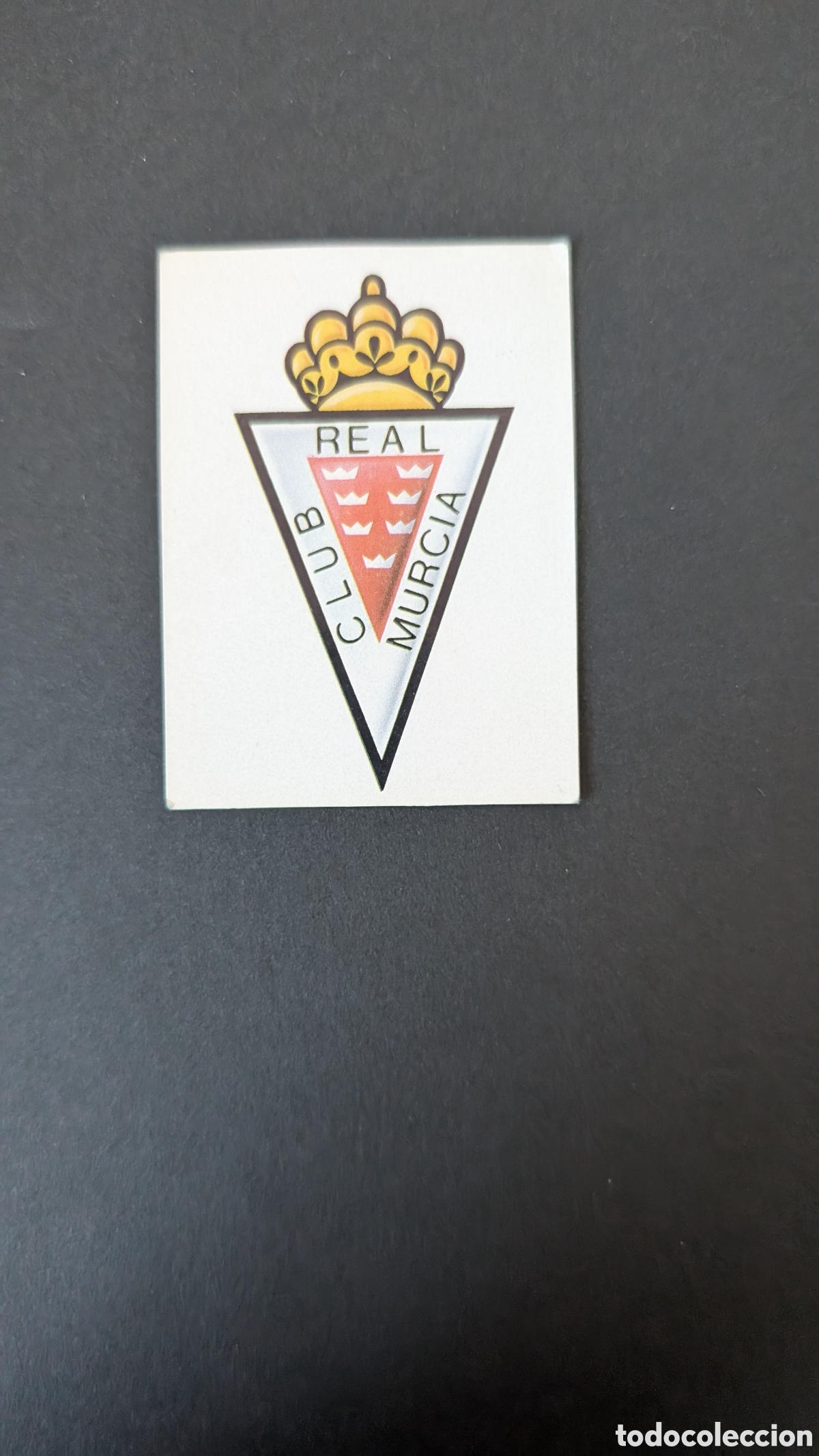 Cromos de F&uacute;tbol: MURCIA ESCUDO LIGA ESTE 1987/88 87 88 NUNCA PEGADO SIN PEGAR