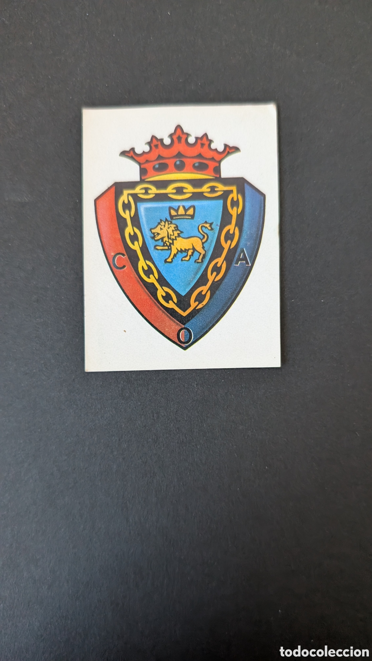 Cromos de F&uacute;tbol: OSASUNA ESCUDO LIGA ESTE 1987/88 87 88 NUNCA PEGADO SIN PEGAR
