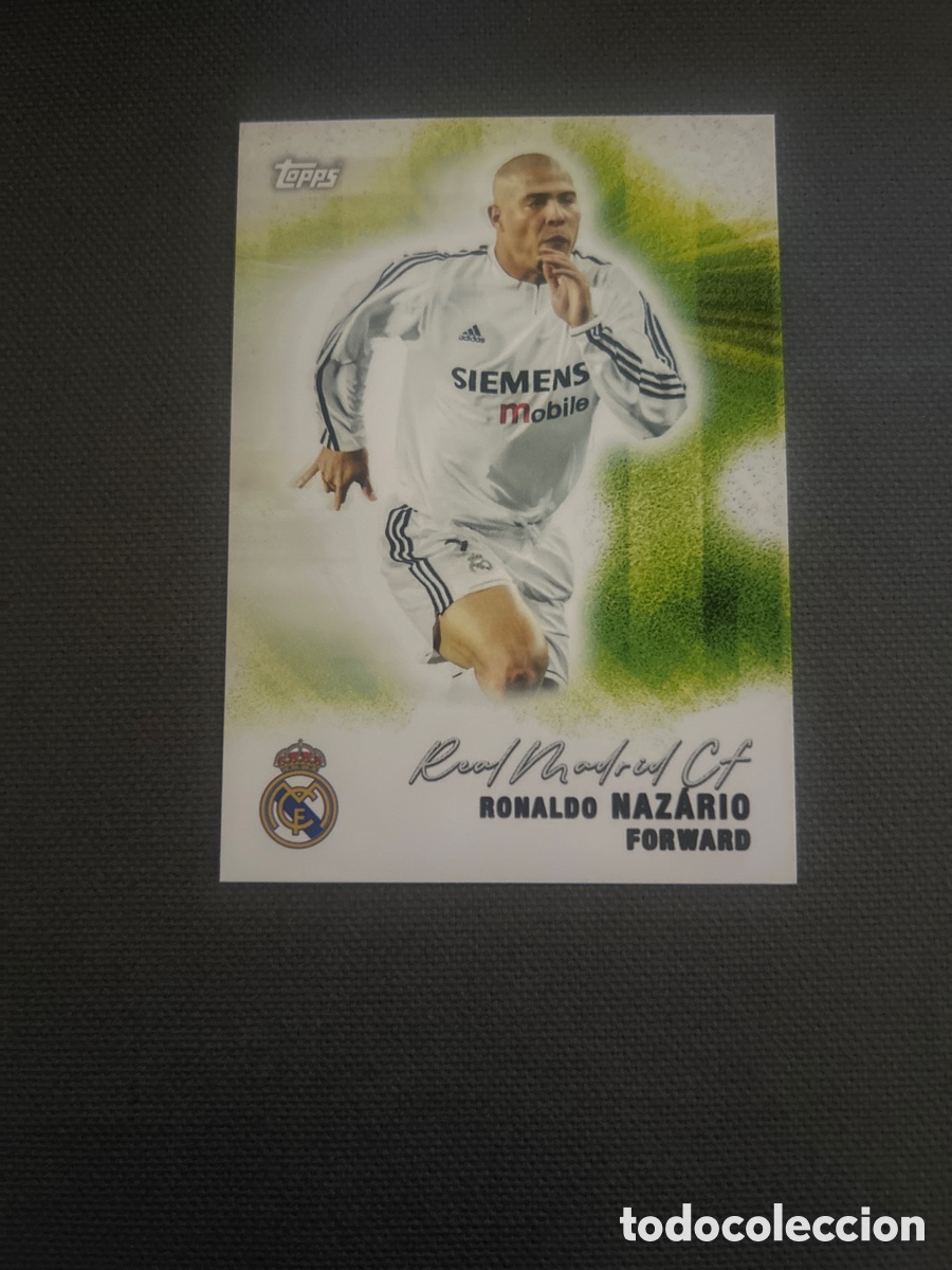 Cromos de F&uacute;tbol: Ronaldo Nazario 30 Real Madrid Team Set 2025/26
