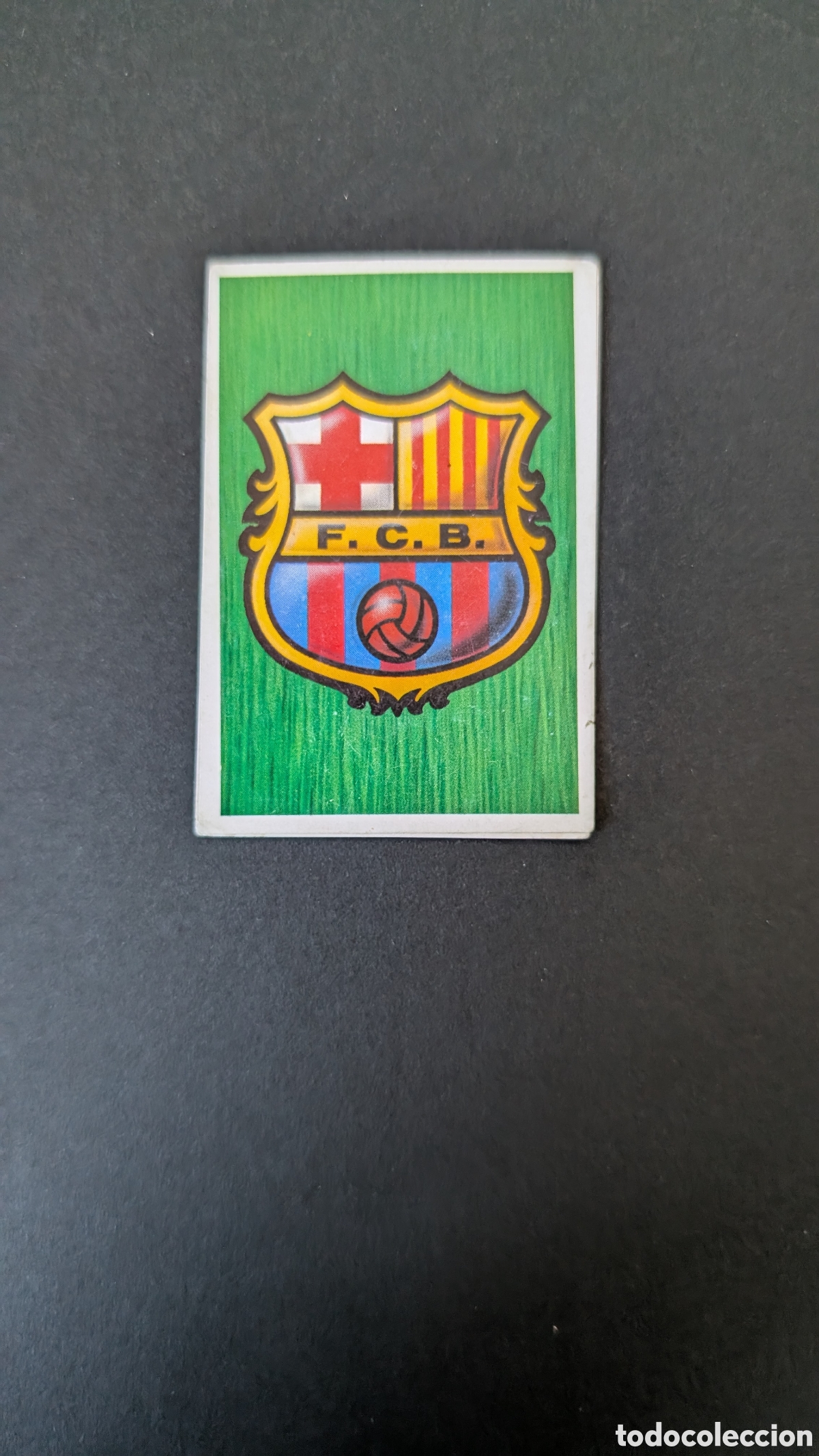 Figurine di Calcio: ESCUDO BARCELONA LIGA ESTE 1988/89 88 89 NUNCA PEGADO SIN PEGAR