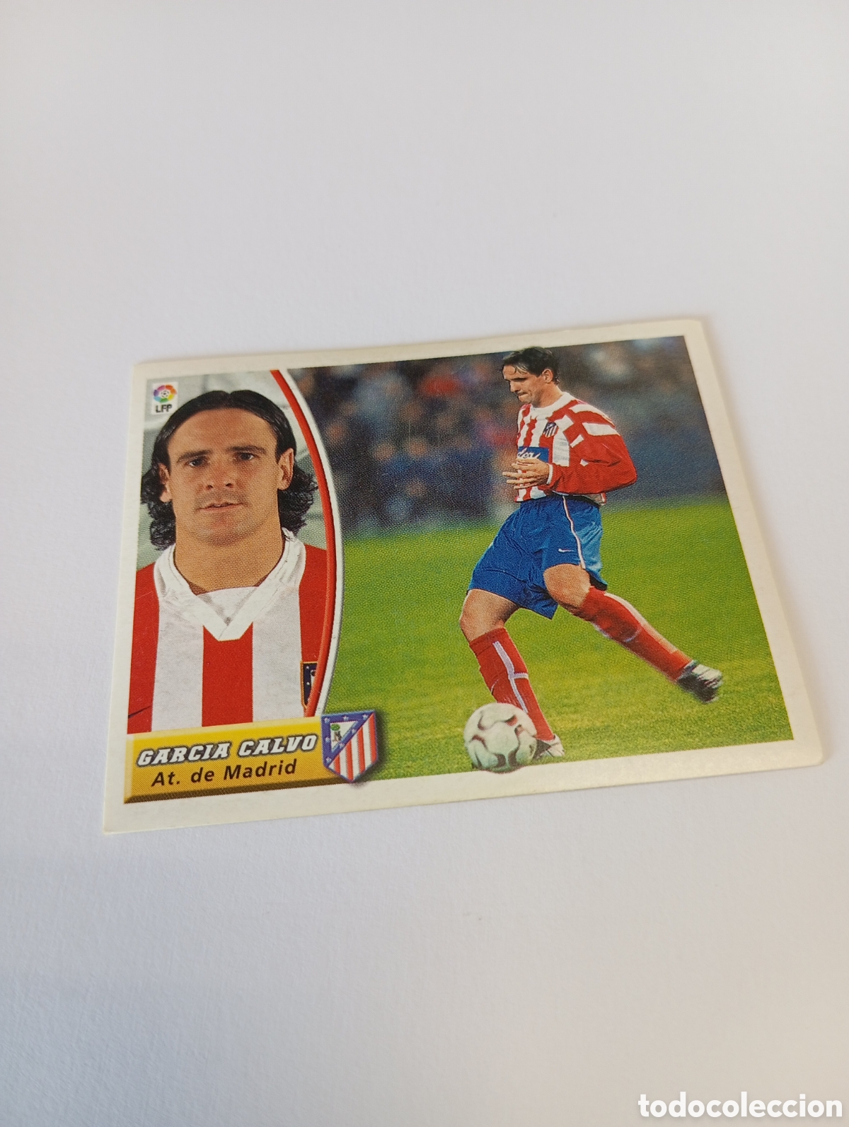 Cromos de F&uacute;tbol: GARC&Iacute;A CALVO Atl&eacute;tico de Madrid LIGA ESTE 2003 2004 PANINI 03 04