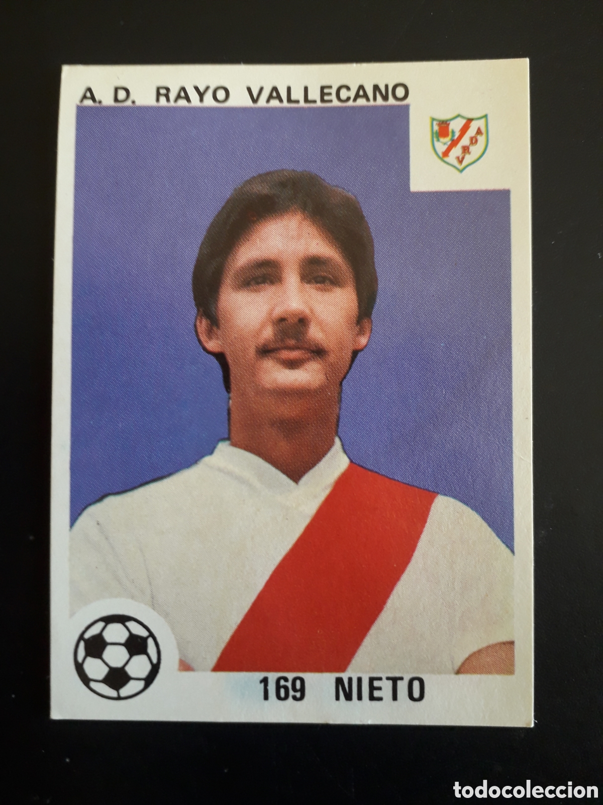 Cromos de F&uacute;tbol: NIETO RAYO VALLECANO N&deg; 169 SIN PEGAR ED MAGA 1978-1979 78-79 PEDIDO M&Iacute;NIMO 3&euro;