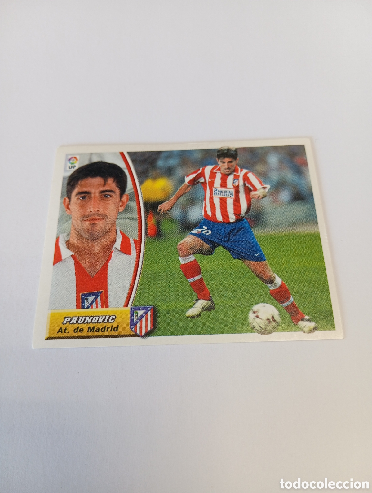 Cromos de F&uacute;tbol: PAUNOVIC COLOCA Atl&eacute;tico de Madrid LIGA ESTE 2003 2004 PANINI 03 04