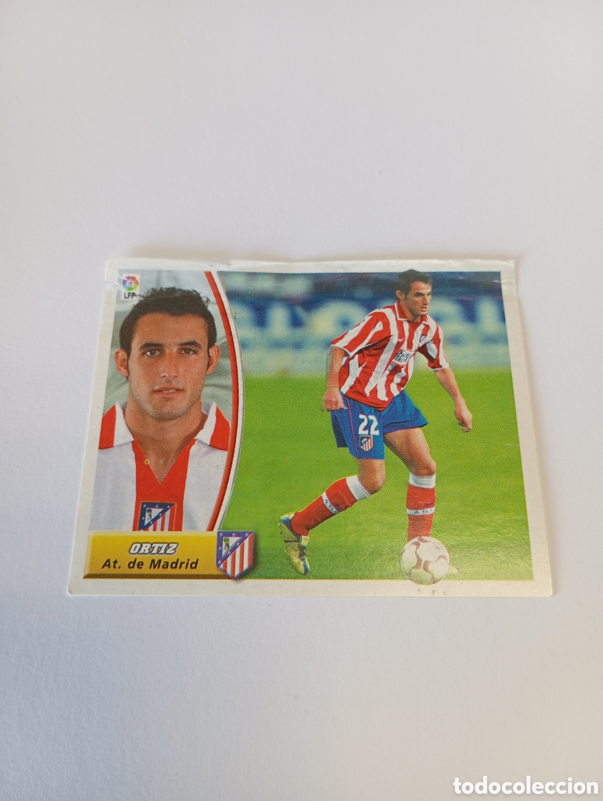Cromos de F&uacute;tbol: ORTIZ COLOCA Atl&eacute;tico de Madrid LIGA ESTE 2003 2004 PANINI 03 04