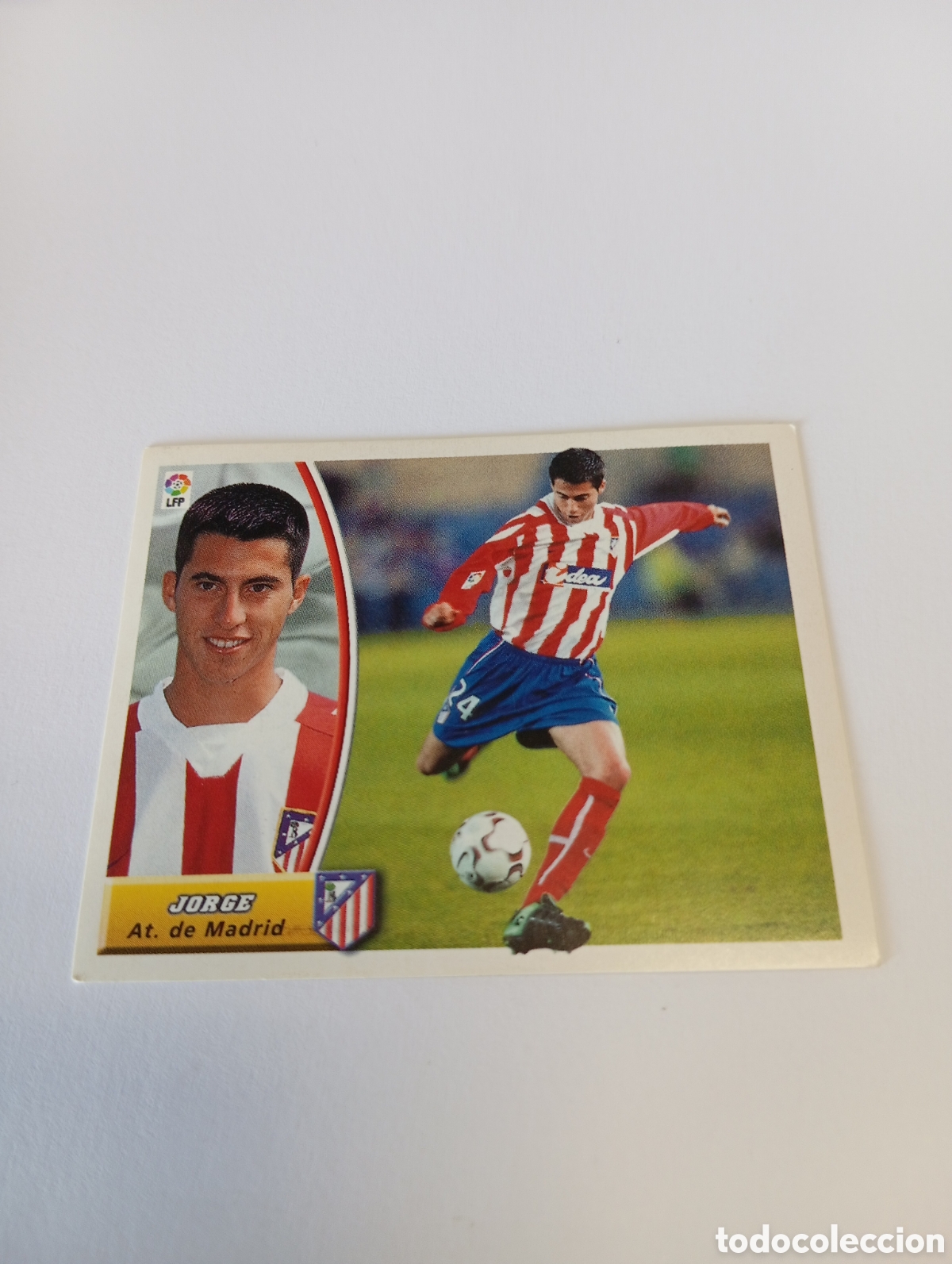 Cromos de F&uacute;tbol: JORGE Atl&eacute;tico de Madrid LIGA ESTE 2003 2004 PANINI 03 04