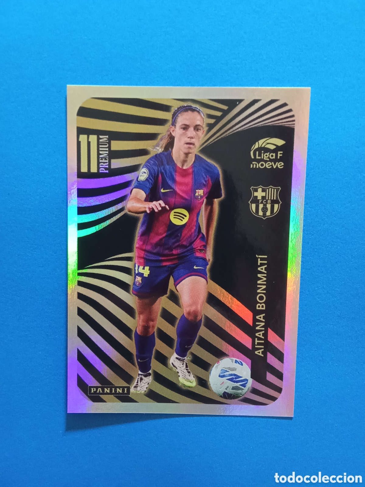 Cromos de F&uacute;tbol: CROMO PREMIUM AITANA BONMAT&Iacute; BARCELONA LIGA F 25-26