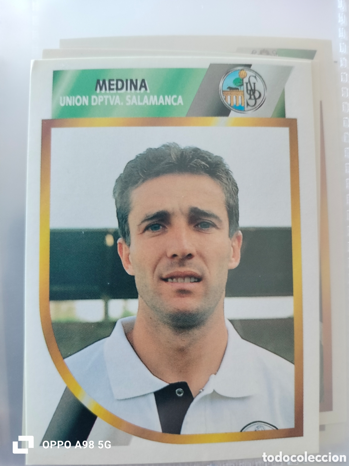 Cromos de F&uacute;tbol: Cromo Medina Salamanca Segunda divisi&oacute;n Ediciones Este liga temporada 94 95 1994 1995