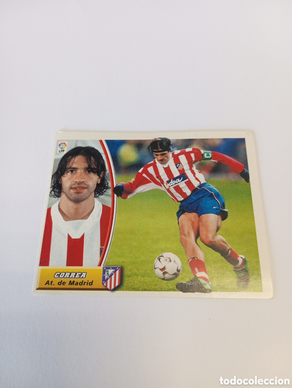 Cromos de F&uacute;tbol: CORREA BAJA Atl&eacute;tico de Madrid LIGA ESTE 2003 2004 PANINI 03 04