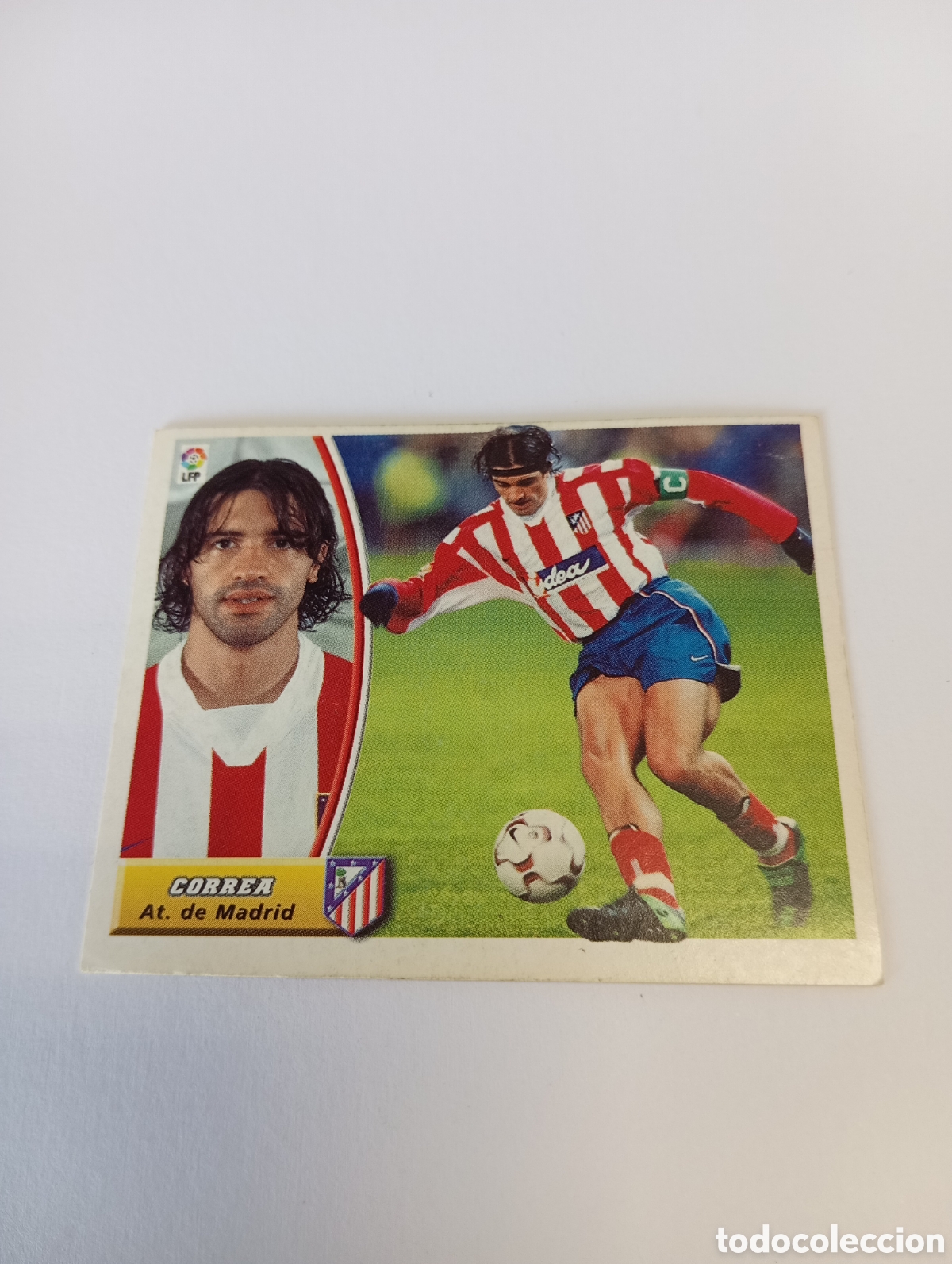 Cromos de F&uacute;tbol: CORREA BAJA Atl&eacute;tico de Madrid LIGA ESTE 2003 2004 PANINI 03 04