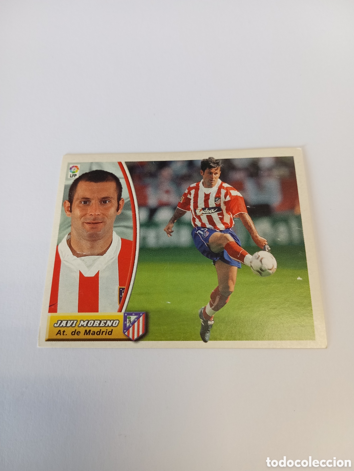 Cromos de F&uacute;tbol: JAVI MORENO COLOCA Atl&eacute;tico de Madrid LIGA ESTE 2003 2004 PANINI 03 04