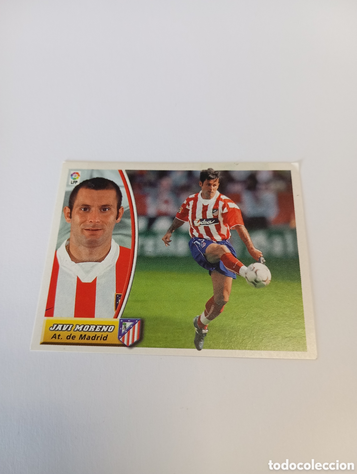 Cromos de F&uacute;tbol: JAVI MORENO COLOCA Atl&eacute;tico de Madrid LIGA ESTE 2003 2004 PANINI 03 04