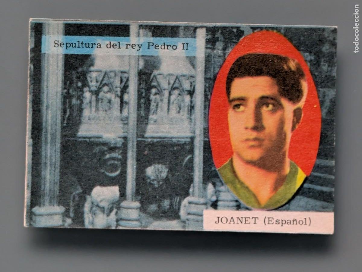 Cromos de F&uacute;tbol: RARO CROMO SEMINUEVO JOANET RCD ESPA&Ntilde;OL FUTBOL LIGA 1963 1964 63/64 FHER DISGRA FOOTBALL BARCELONA