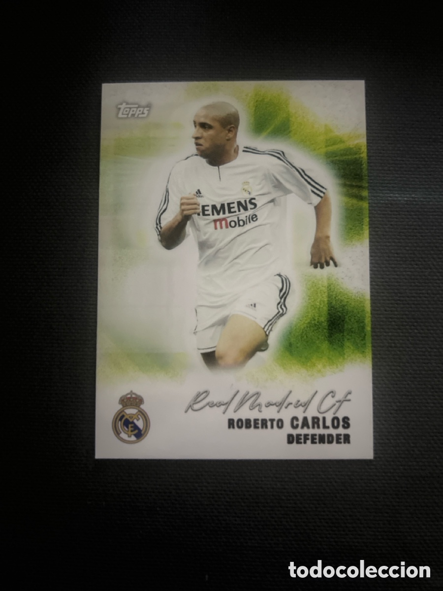 Cromos de F&uacute;tbol: Roberto Carlos 35 Real Madrid Real Madrid Team Set 2025/26