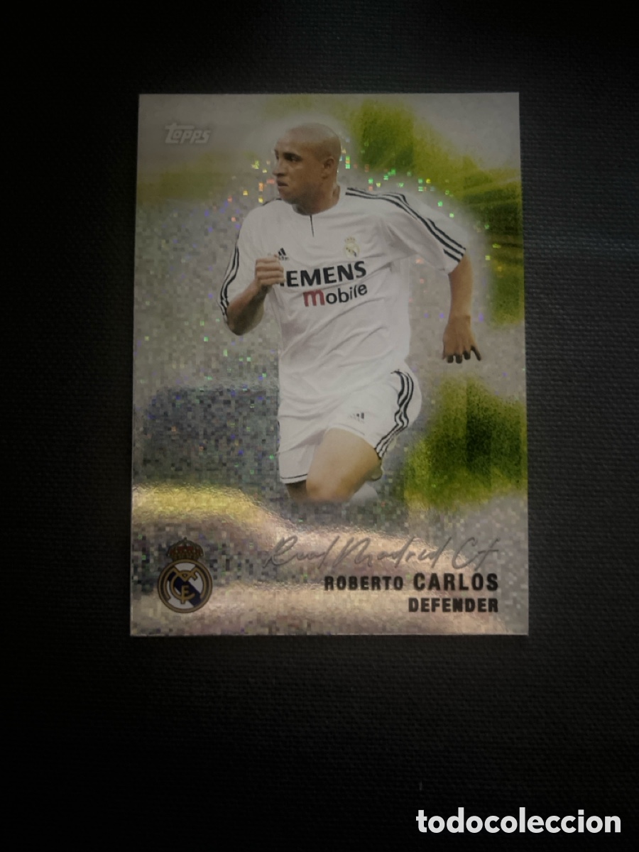 Cromos de F&uacute;tbol: Roberto Carlos 35 Paralela Parallel Real Madrid Team Set 2025/26