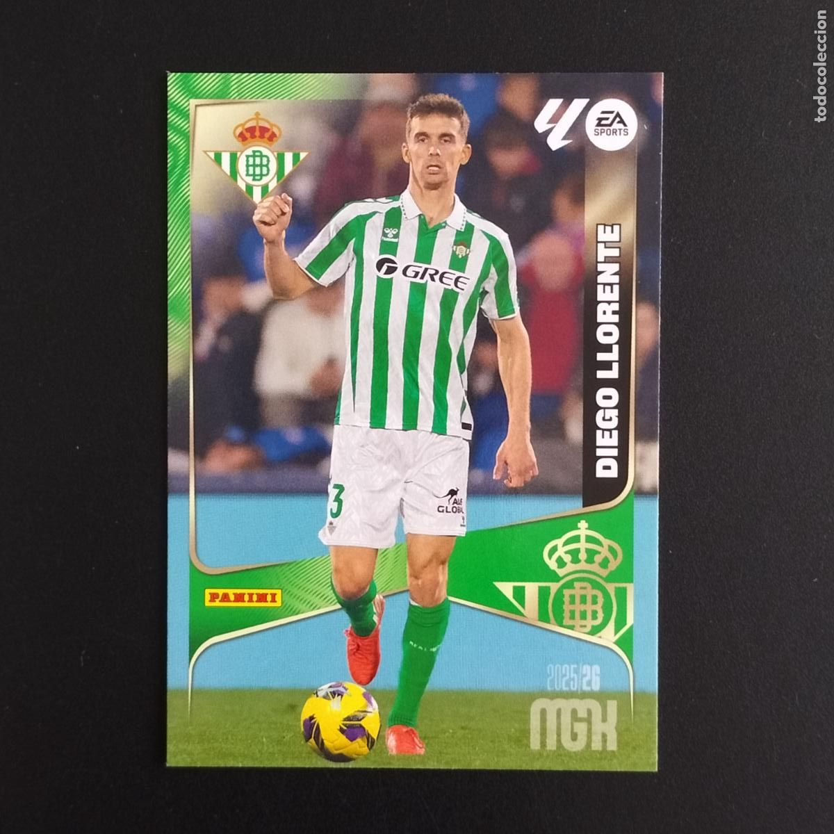 Cromos de F&uacute;tbol: MGK 96 DIEGO LLORENTE BETIS CROMOS ALBUM MEGACRACKS LIGA FUTBOL 2025 2026 25 26
