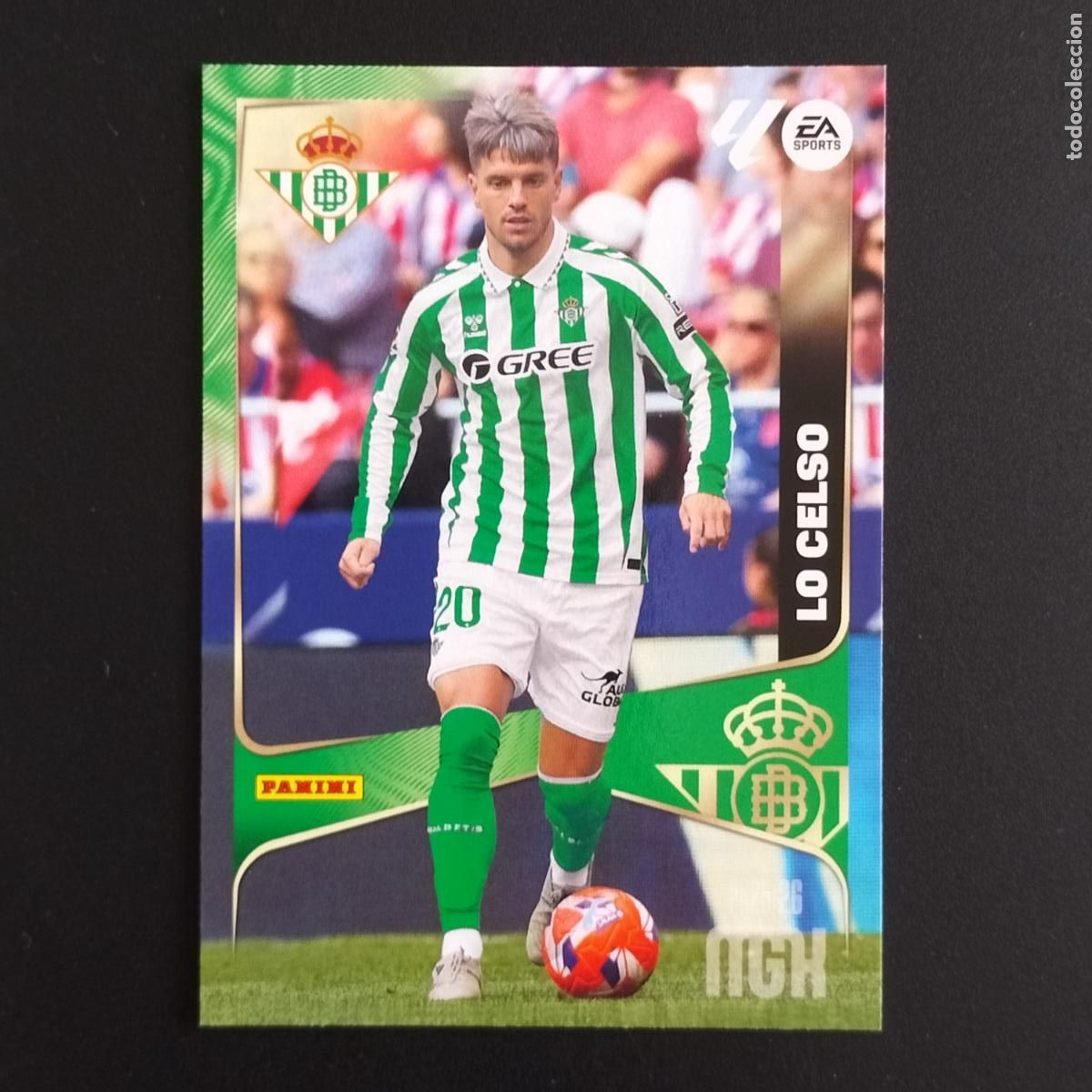 Cromos de F&uacute;tbol: MGK 101 LO CELSO BETIS CROMOS ALBUM MEGACRACKS LIGA FUTBOL 2025 2026 25 26