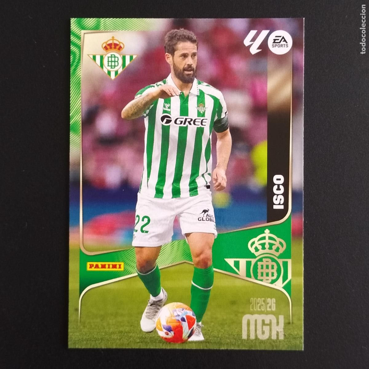 Cromos de F&uacute;tbol: MGK 103 ISCO BETIS CROMOS ALBUM MEGACRACKS LIGA FUTBOL 2025 2026 25 26