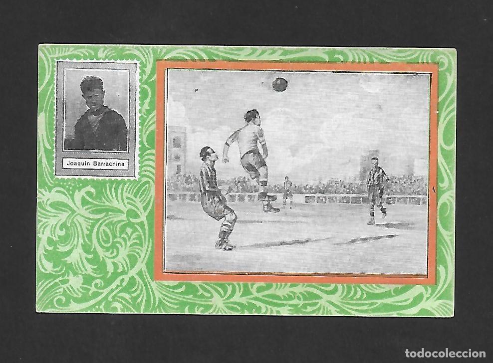 Cromos de F&uacute;tbol: JOAQUIN BARRACHINA (MARTINENC), RETRATOS DE JUGADORES Y ACCIONES FUTBOL 1922,SERIE B VERDE NUMERO 10