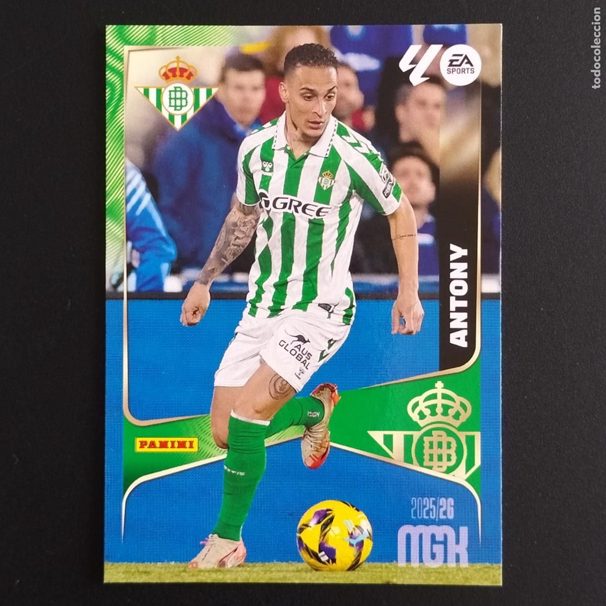 Cromos de F&uacute;tbol: MGK 105 ANTONY BETIS CROMOS ALBUM MEGACRACKS LIGA FUTBOL 2025 2026 25 26