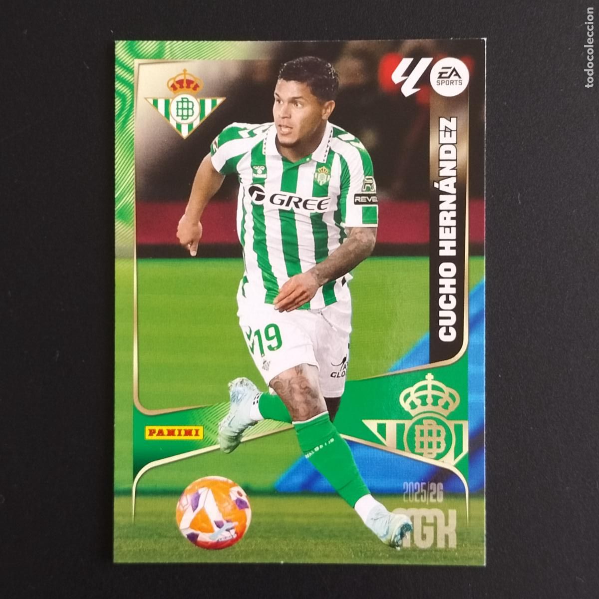 Cromos de F&uacute;tbol: MGK 106 CUCHO HERNANDEZ BETIS CROMOS ALBUM MEGACRACKS LIGA FUTBOL 2025 2026 25 26